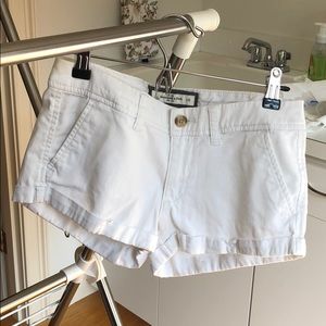 Abercrombie & Fitch Women’s White Shorts